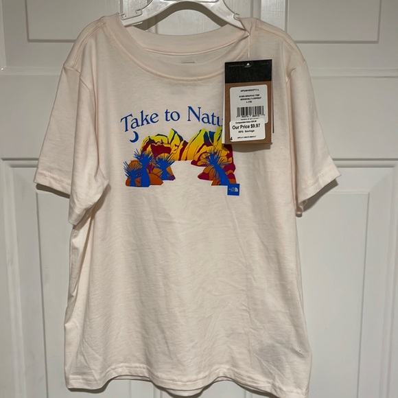 The North Face “Take to Nature” Girls S/S Graphic TShirt size L (12) NWT - Picture 1 of 8
